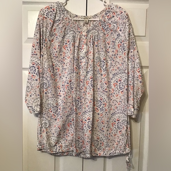 L.L. Bean Blouse. Size XL - Picture 1 of 6